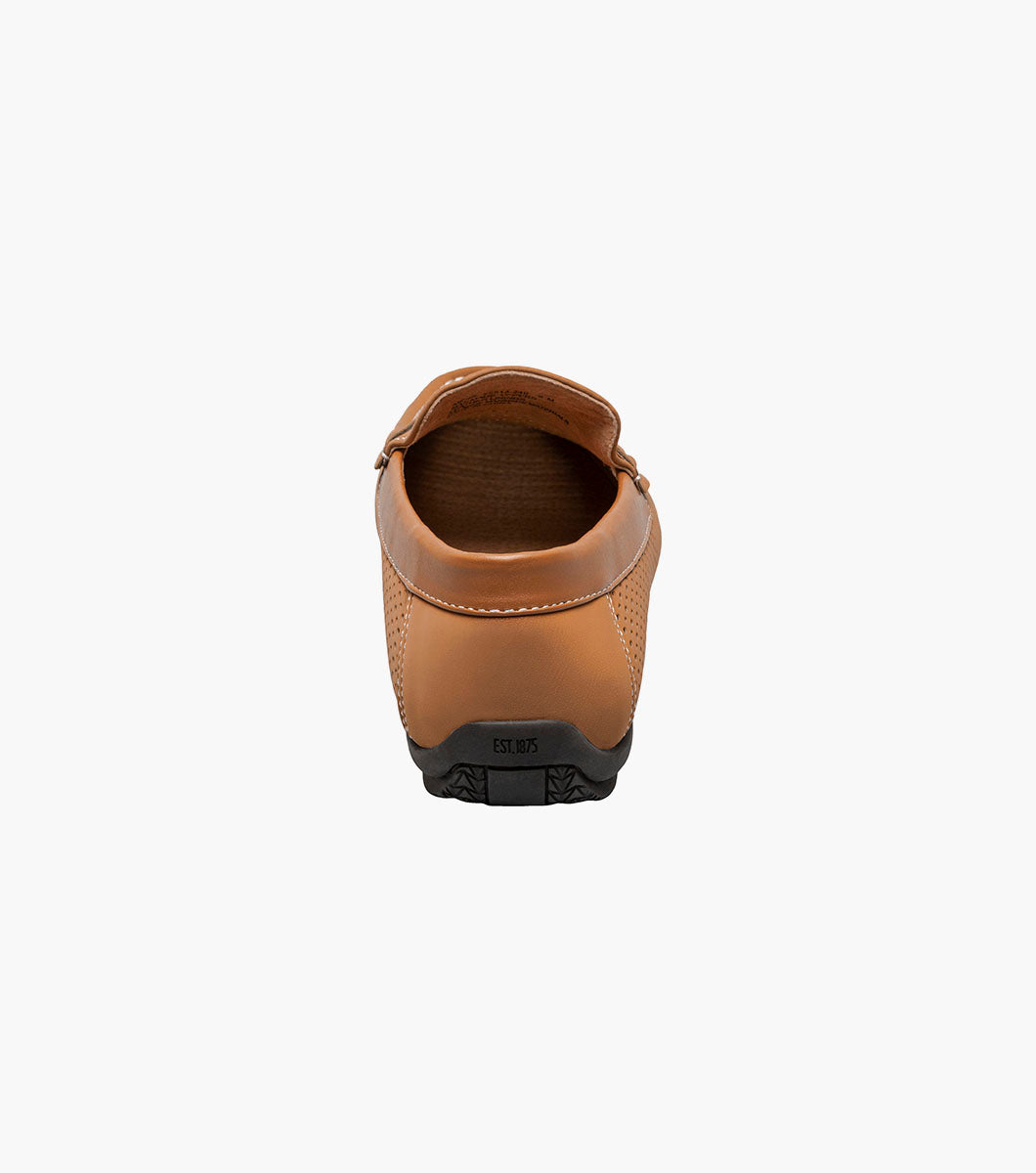 Stacy Adams CORBY Moc Toe Saddle Slip On Tan by Stacy Adams Shoes