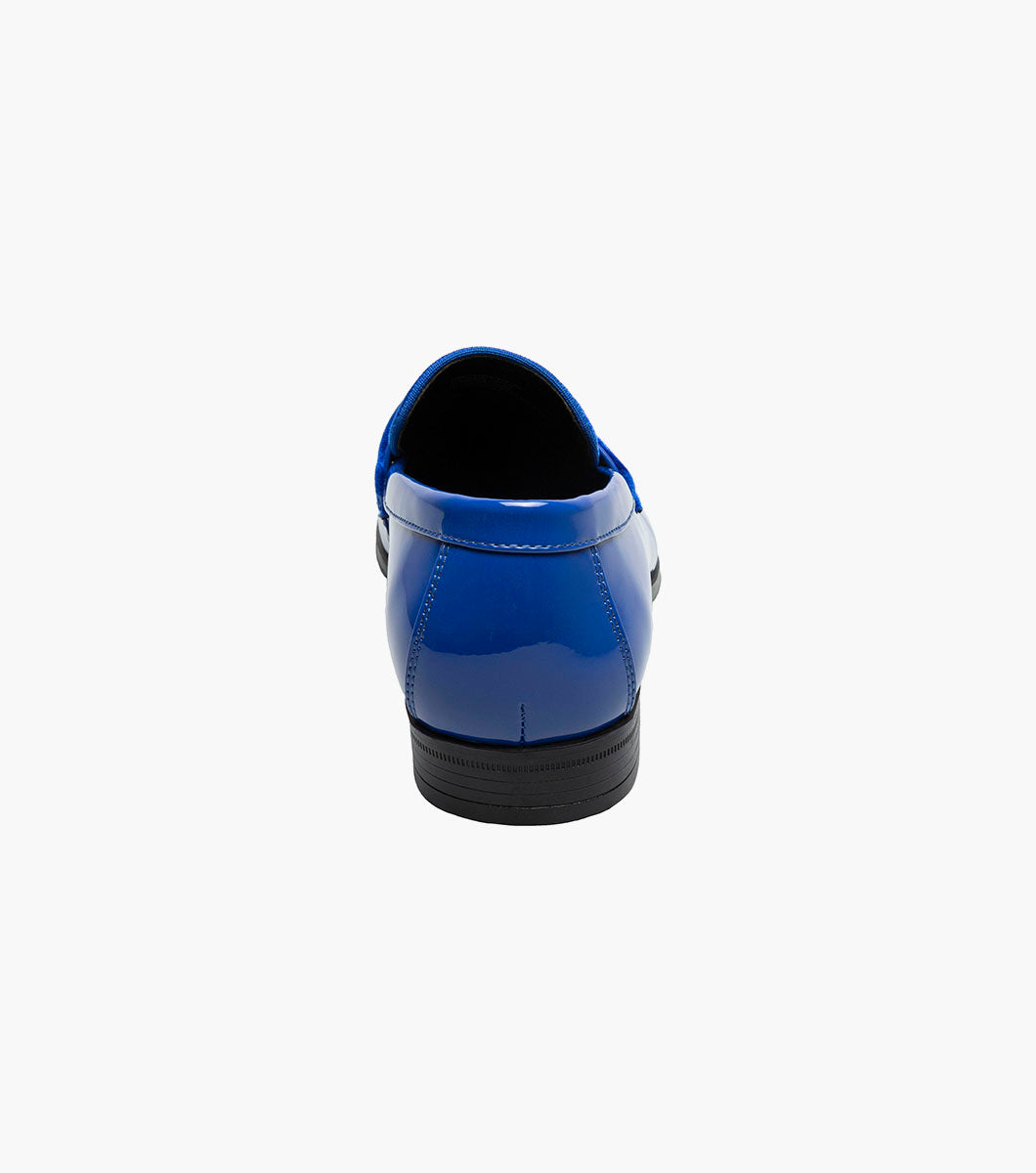 Stacy Adams SPRATLEY Moc Toe Saddle Slip On Royal by Stacy Adams Shoes