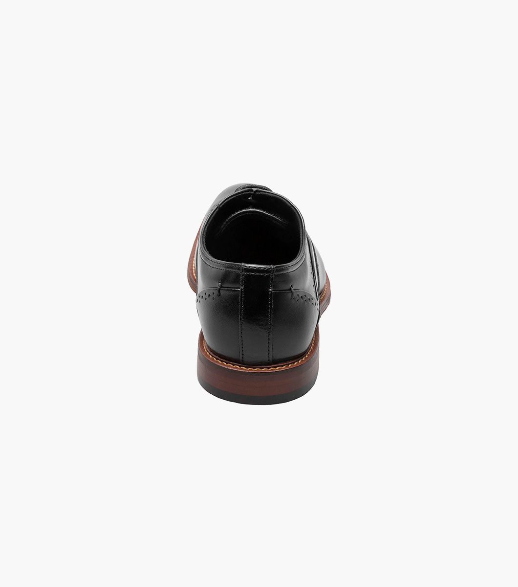 Stacy Adams MACARTHUR Wingtip Oxford Black Smooth by Stacy Adams Shoes