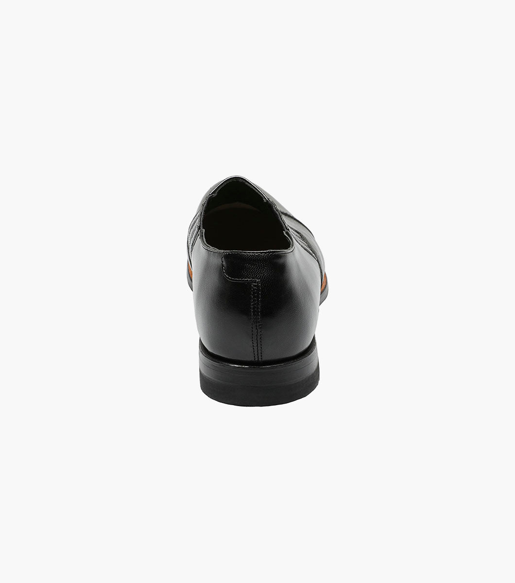 Stacy Adams MADISON Cap Toe Slip On Black by Stacy Adams Shoes
