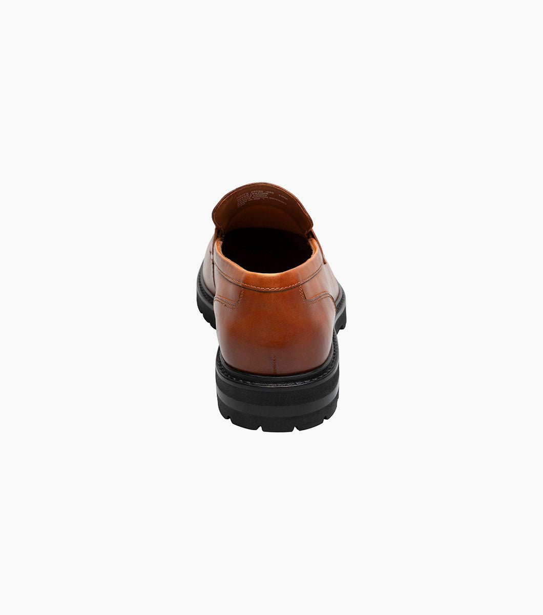 Stacy Adams HAYES Moc Toe Penny Slip On Tan by Stacy Adams Shoes