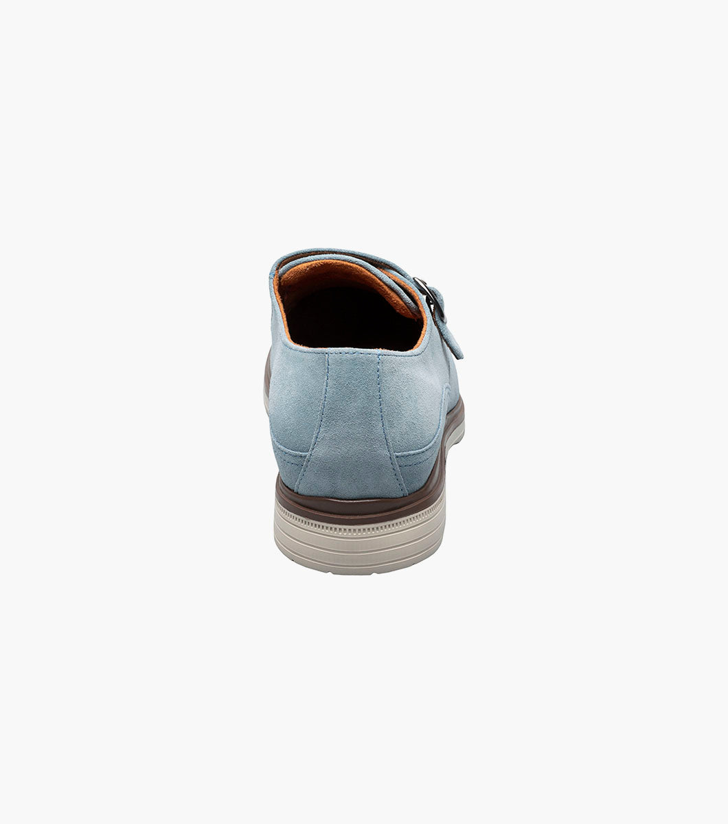Stacy Adams Taylen Plain Toe Monk Strap by Stacy Adams Shoes