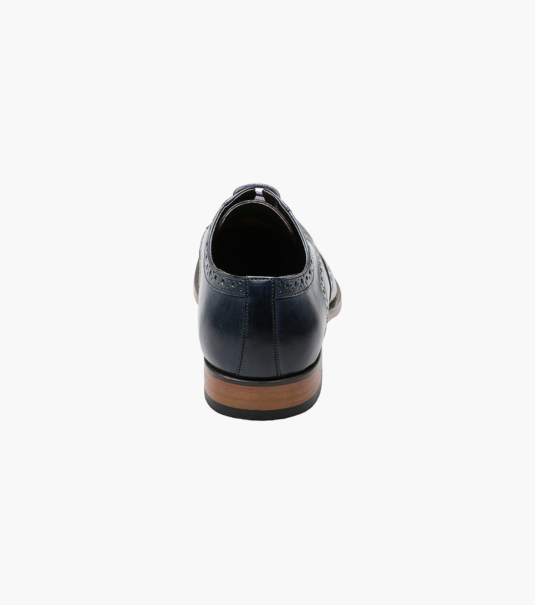 Stacy Adams TINSLEY Wingtip Oxford Cobalt Multi by Stacy Adams Shoes