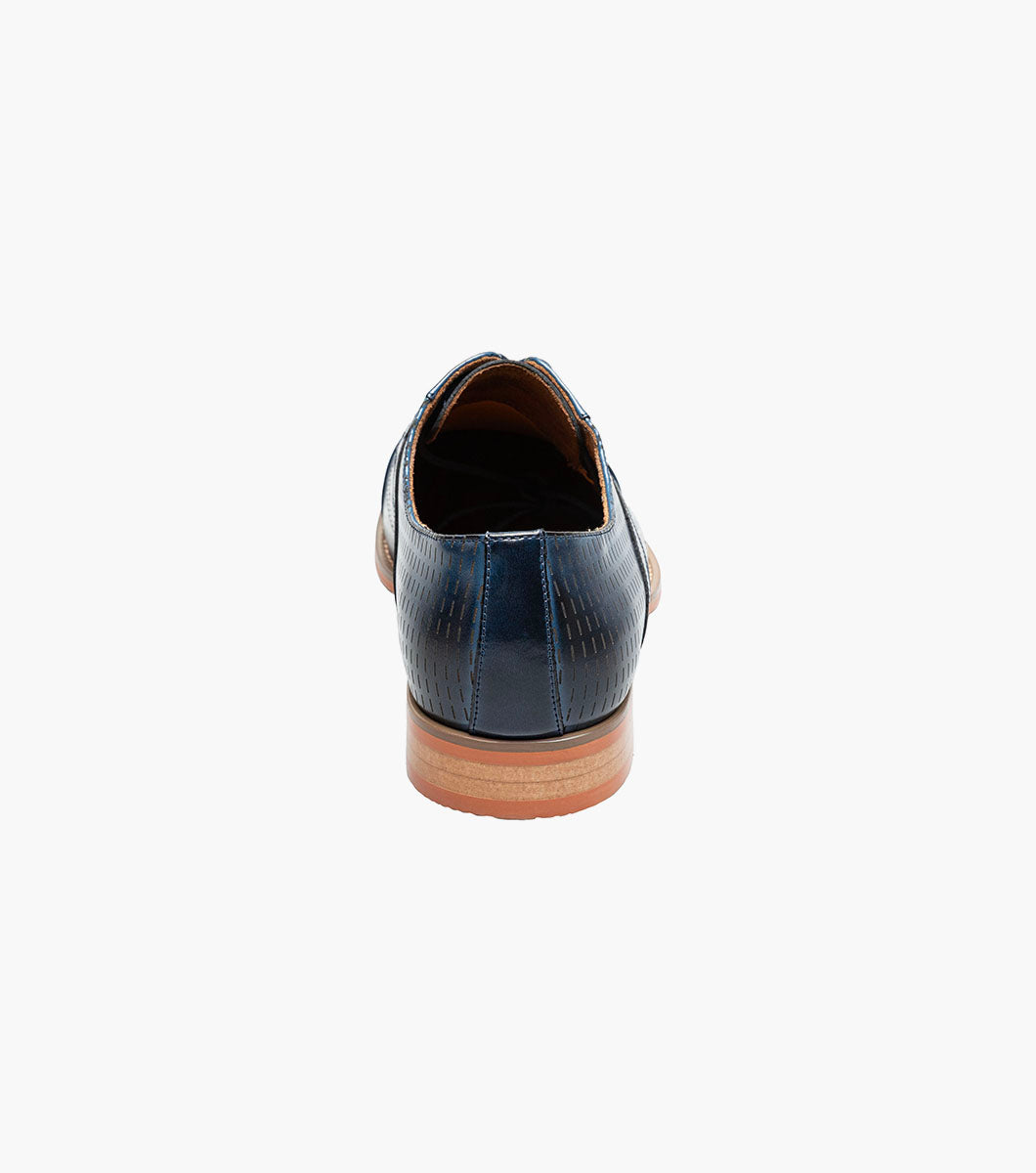Stacy Adams HOBSON Cap Toe Oxford Blue by Stacy Adams Shoes