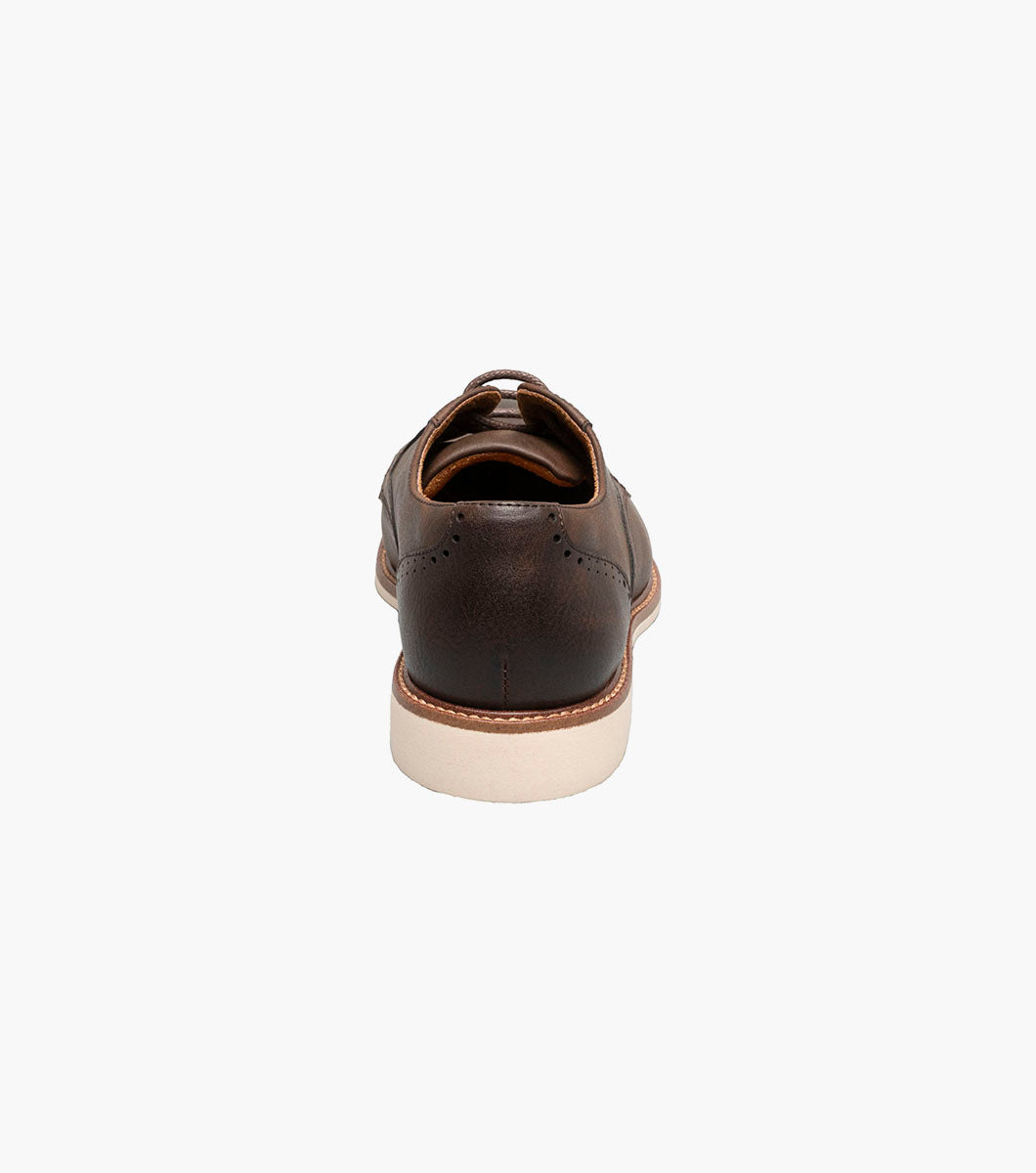 Stacy Adams KIDS WESCOTT Plain Toe Oxford Brown CH by Stacy Adams Shoes