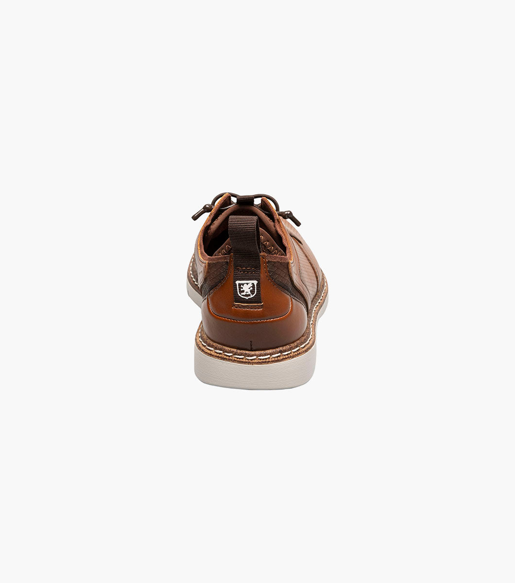 Stacy Adams Kids Sync Plain Toe Elastic Lace Up by Stacy Adams Shoes