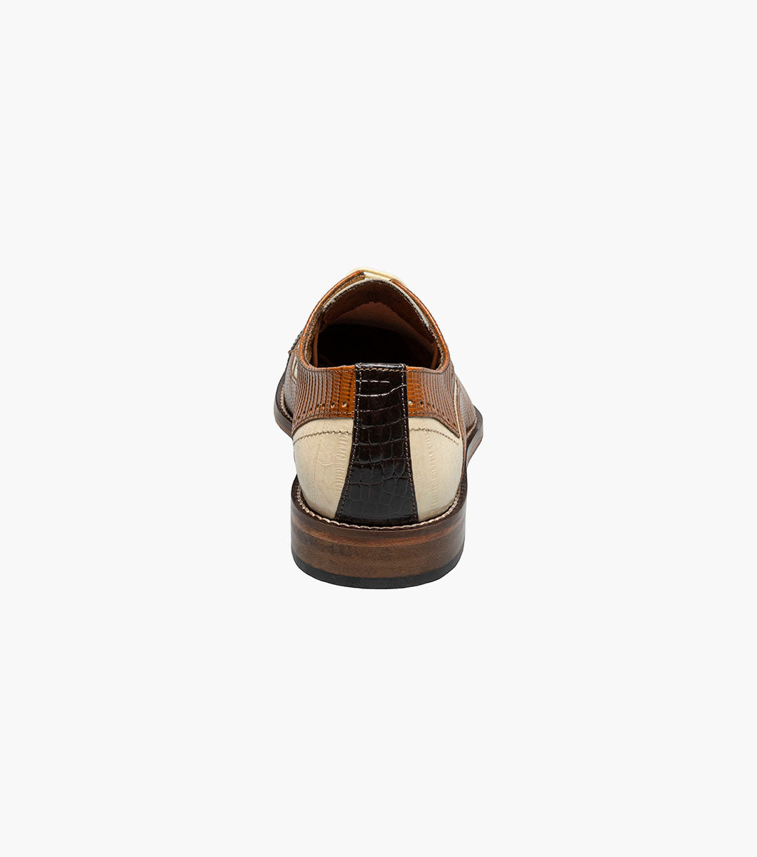 Stacy Adams GALLINARI Wingtip Lace Up Brown Multi by Stacy Adams Shoes