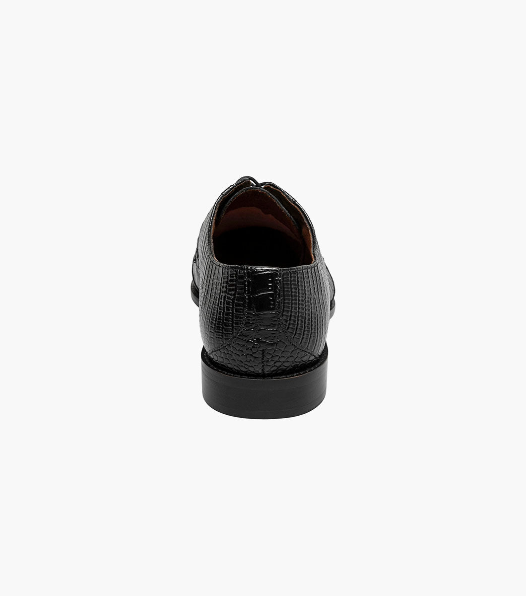 Stacy Adams TRISTANO Modified Bike Toe Oxford Black by Stacy Adams Shoes