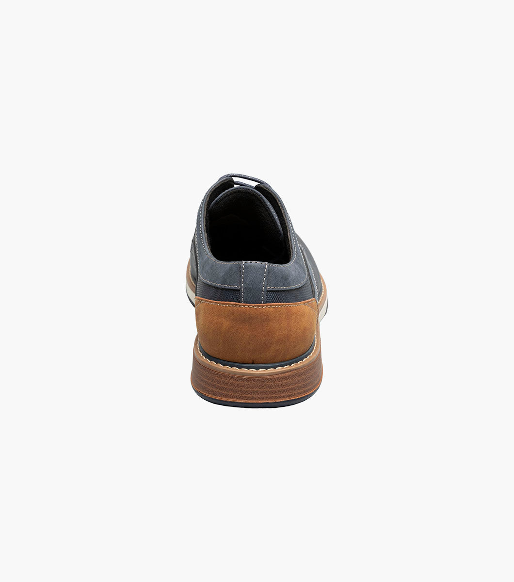 Stacy Adams PHINEAS Plain Toe Oxford Navy by Stacy Adams Shoes