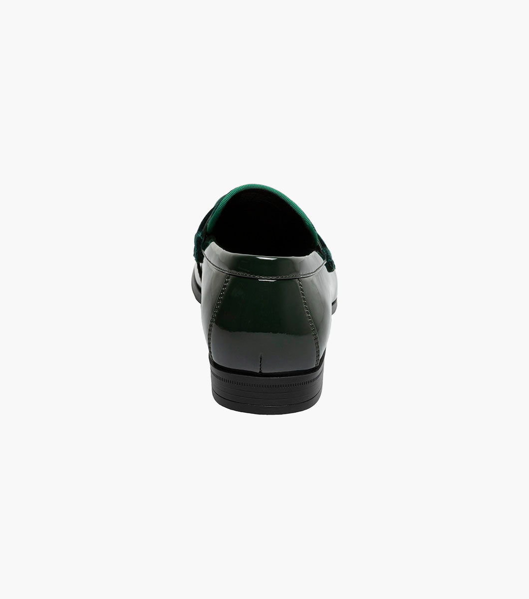 Stacy Adams SPRATLEY Moc Toe Saddle Slip On Green by Stacy Adams Shoes