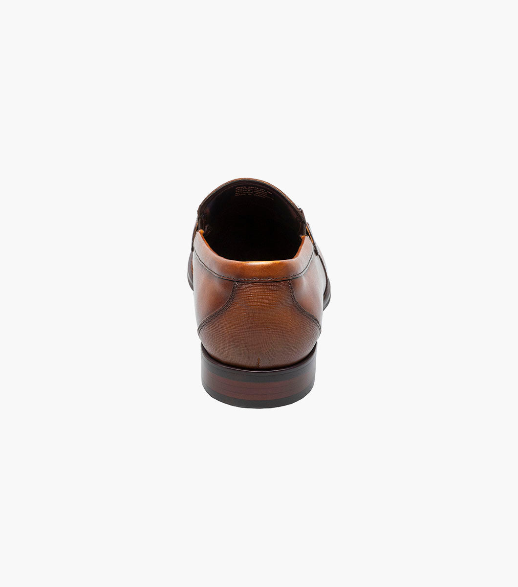 Stacy Adams KAYLOR Moc Toe Bit Slip On Cognac by Stacy Adams Shoes