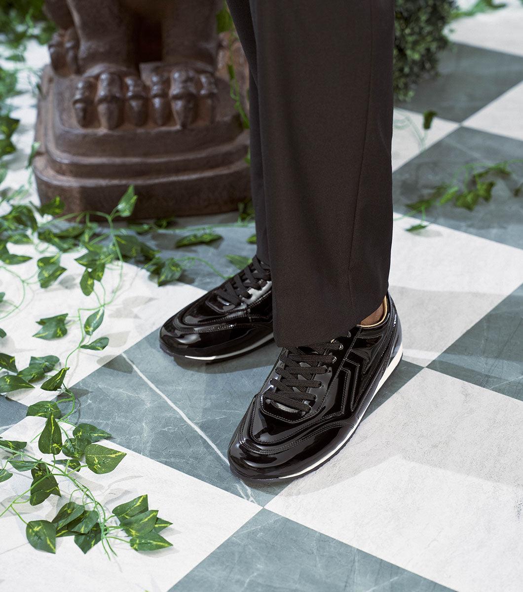 Stacy Adams ACTION 150 Sporty Lace Up Black Patent by Stacy Adams Shoes