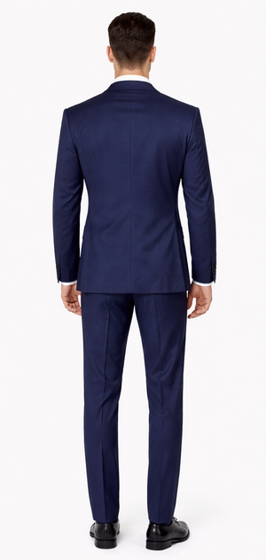 2 Button Designer Peak Tuxedo in Navy Blue