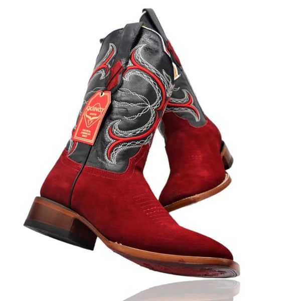 Botas de Cuero Gamuza Original Horma Cuadrada main image 0