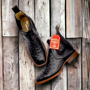 Botines vaqueros negros