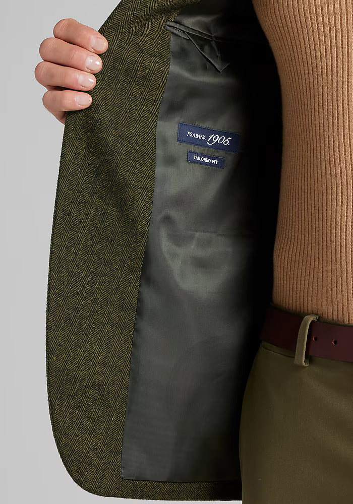 1905 Collection Tailored Fit Herringbone Sportcoat - Big & Tall