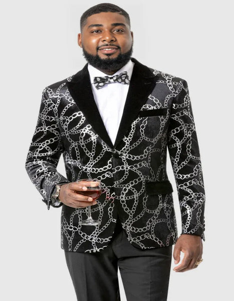 Cream Velvet Dinner Jacket - Off White Ivory Mens Tuxedo Jacket + Free Matching Bowtie main image 0