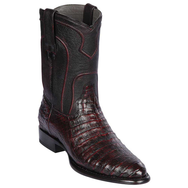 Los Altos Black Cherry Caiman Belly Lugz Sole Mens Boots main image 1