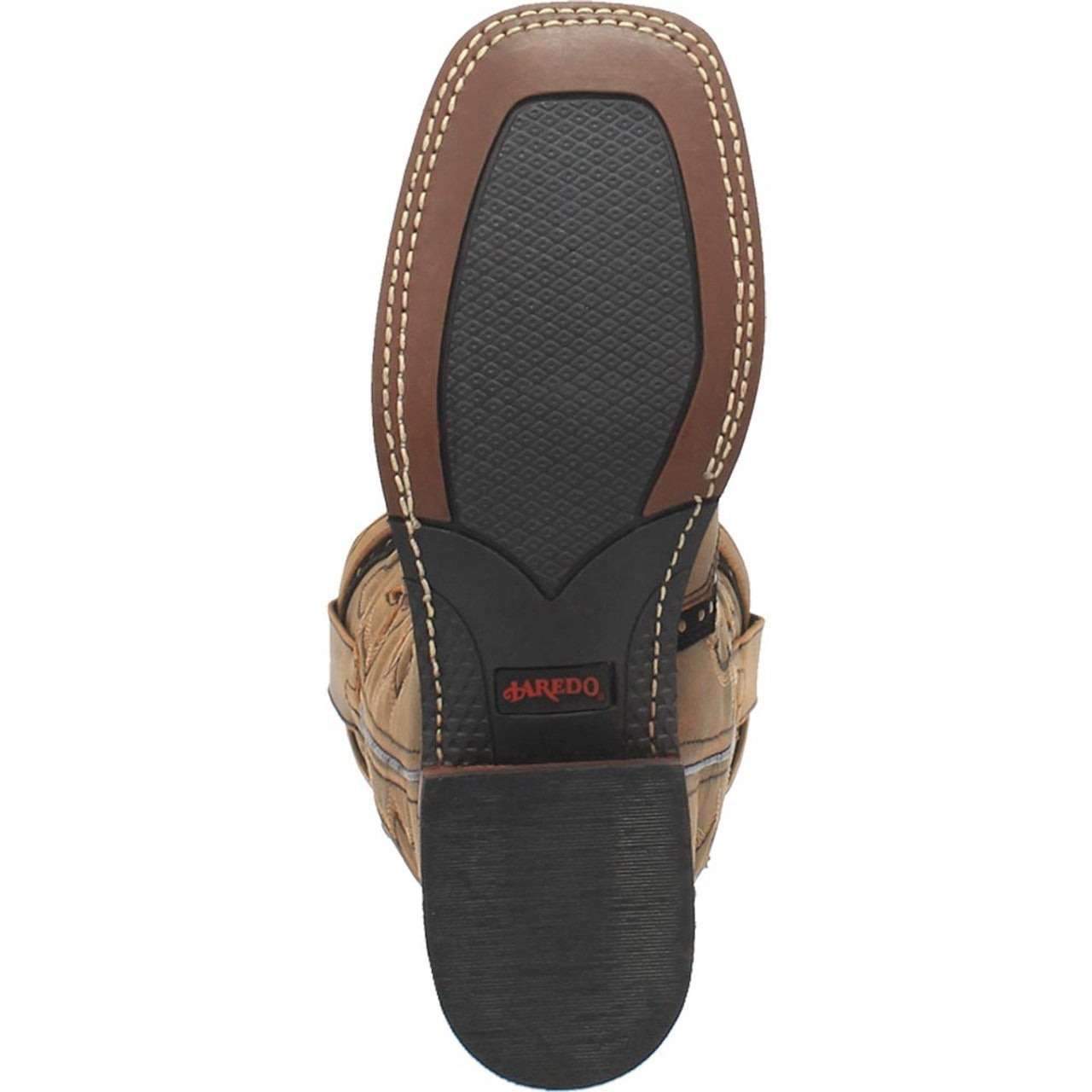 Laredo Bouquet Honey Leather Square Toe Women Boots