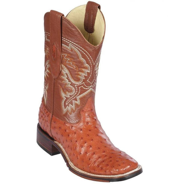 Los Altos Boots - Mens Dress Cowboy Boot - Low Priced Black Suede Square Toe Western Boots - in Black