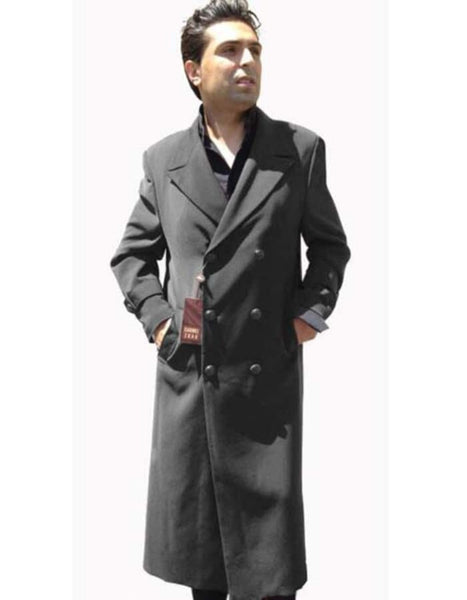 Men's Dress Coat 90% Wool Sports Coat Charcoal  Men's Overcoat Winter Men's Topcoat Sale