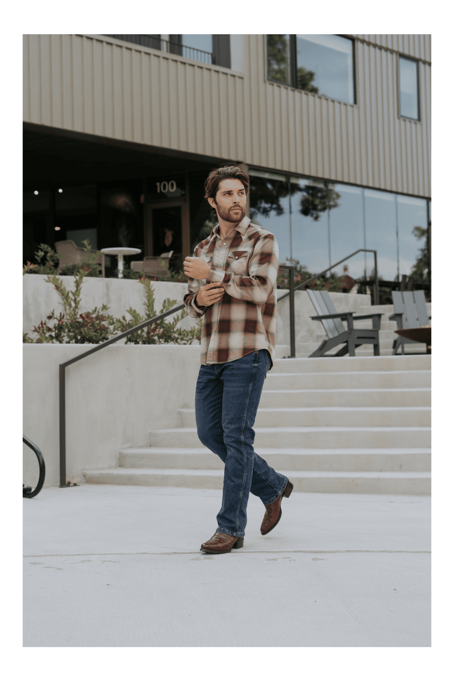 PERSHING FULL QUILL OSTRICH BOOT