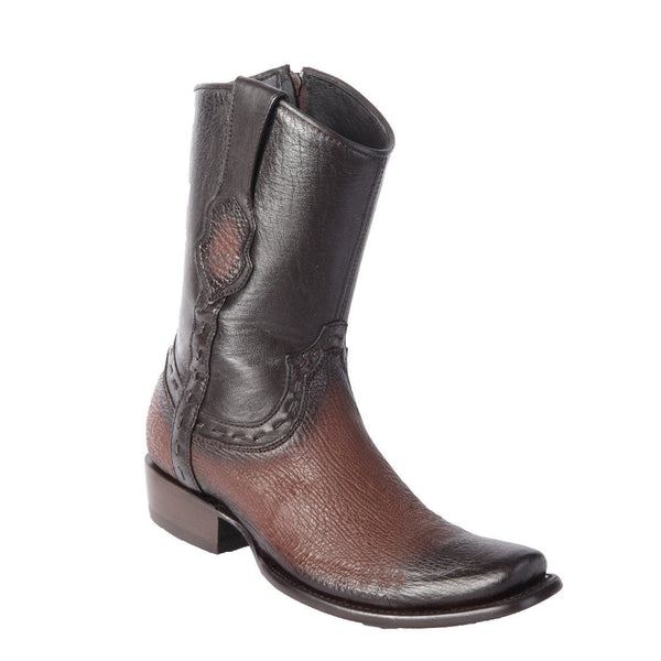 Men's King Exotic Elephant Skin 3x Toe Boots Black (495v27005) main image 0