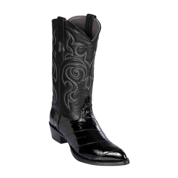 Mens Brown Eel Boots J-Toe