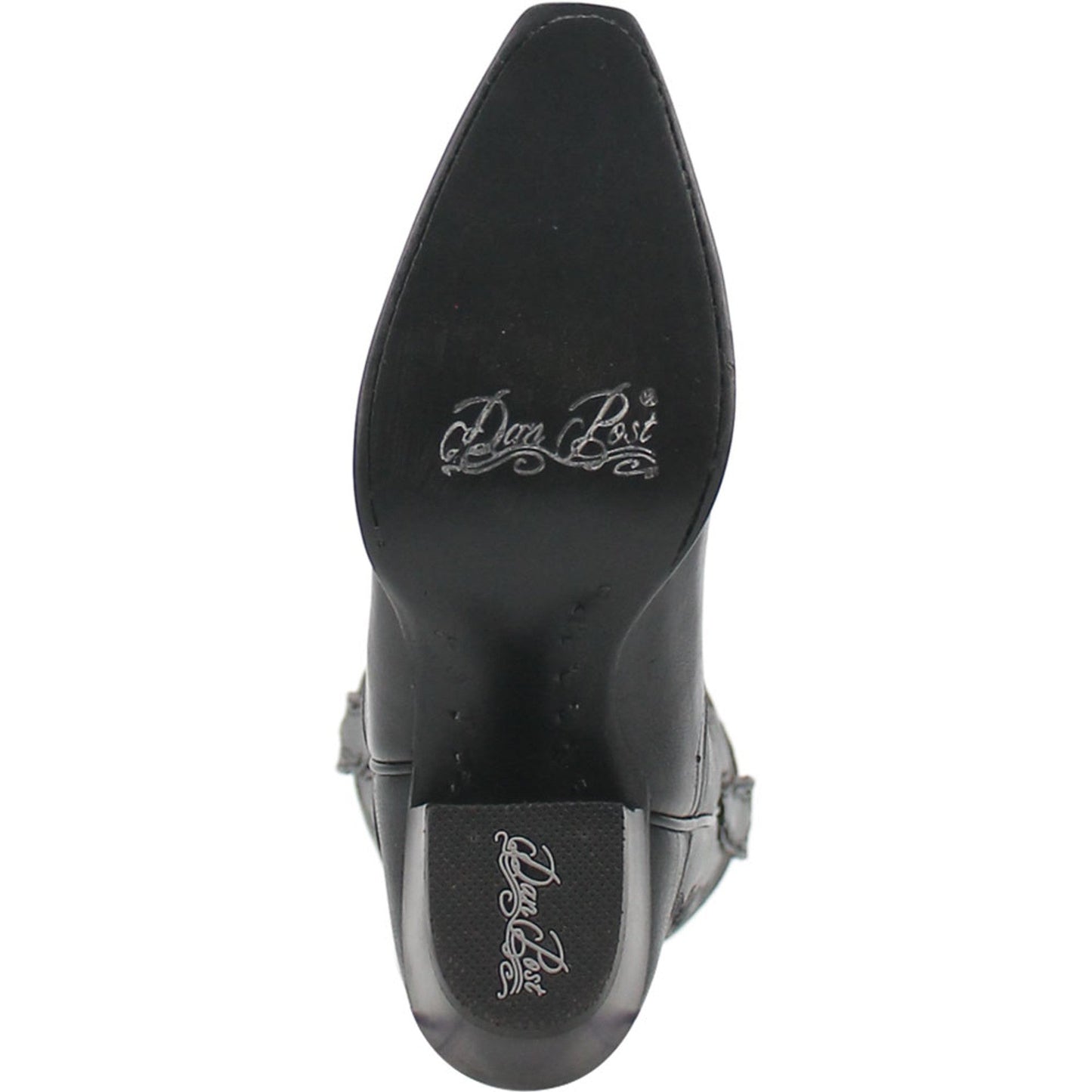 Dan Post Womens Maria 13 Snip Toe Black Napalino Leather Fashion Boot