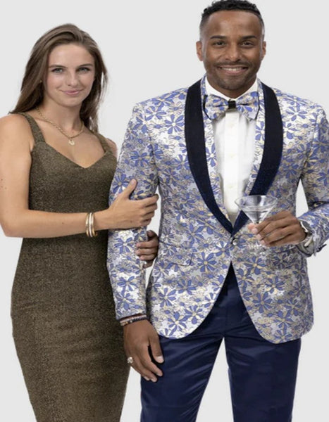 Blue Prom Suit - Blue Homecoming Outfits For Guys Modern Fit Wedding or Prom Blue main image 0
