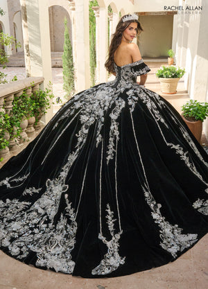 Rachel Allan RQ5011 Velvet Charro Quinceanera Dress