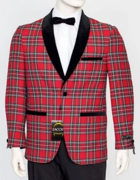 Christmas Tartan Red Plaid Men's Sweatshirt
