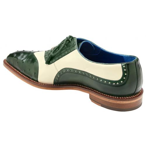 Belvedere Sesto Shoes in Forest and Cream main image 0