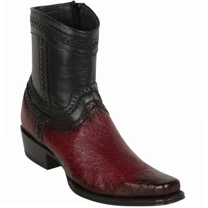burgundy dress boots mens Los Altos - Cowboy Boot Goodyear welting is the
