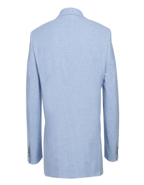Men's Linen Blazer - Sky main image 1