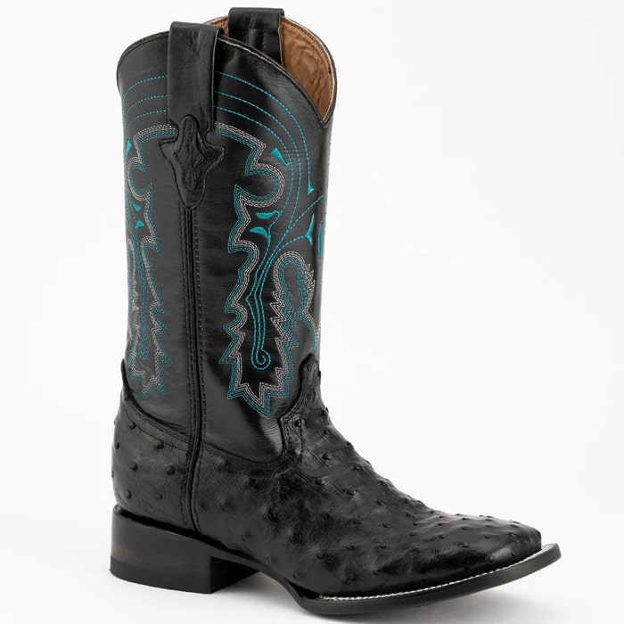 Ferinni Boot - Mens Dress Cowboy Boot  -Ferrini Men's Kingston Rubber Sole Square Toe Boots Handcrafted - Tan in  Tan