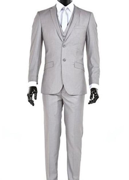 Men's GreyTwo Button suit main image 0