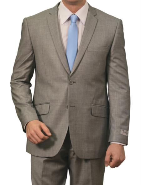 Men's Dark Grey 2 Button Fully Lined Suit