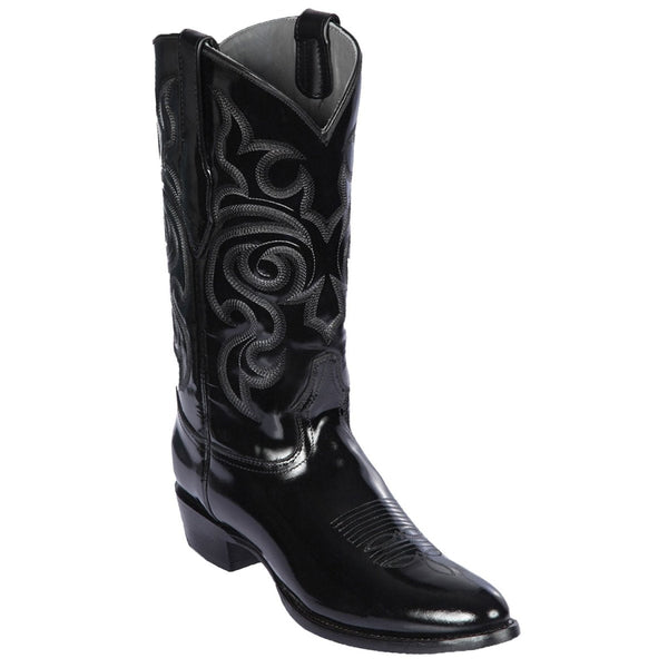 Botas de Cuero Vaqueras con Acabado Grisly LAB main image 1