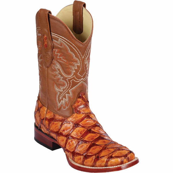 Botas de Pescado Pirarucu Original en Horma Europea Cuadrada LAB