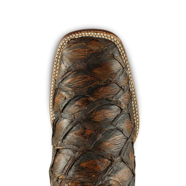 Botas de Pescado Pirarucu Original en Horma Rodeo Color Arena main image 1