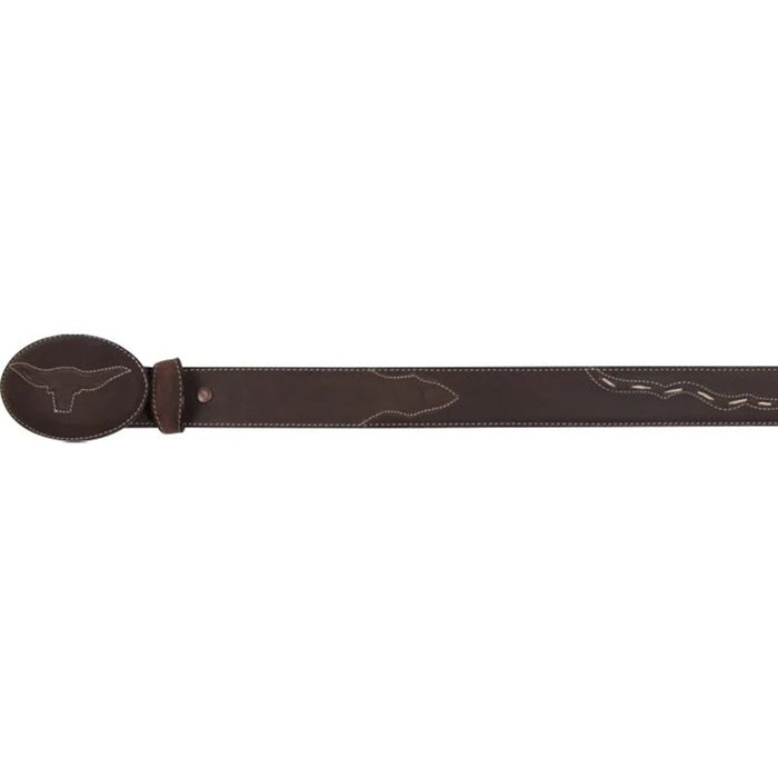 Cinto Vaquero para Mujer de Cuero Original Color Chocolate