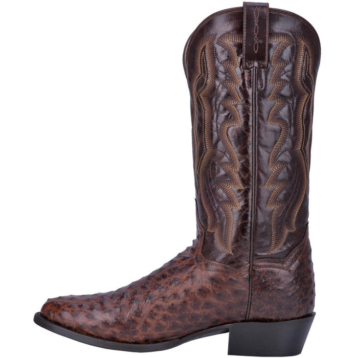 PERSHING FULL QUILL OSTRICH BOOT