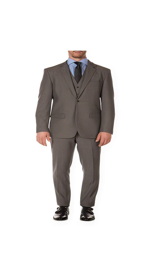 Tweed 3 Piece Suit - Tweed Wedding Suit Mens Slim Fit Suit - Fitted Suit - Skinny Suit Grey Imported British Tweed Fabric Peak Blinder Custom Vested Suit