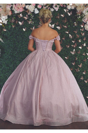 Plus Size Ball Gown in Mauve | Formal Quinceanera Dress by LK154
