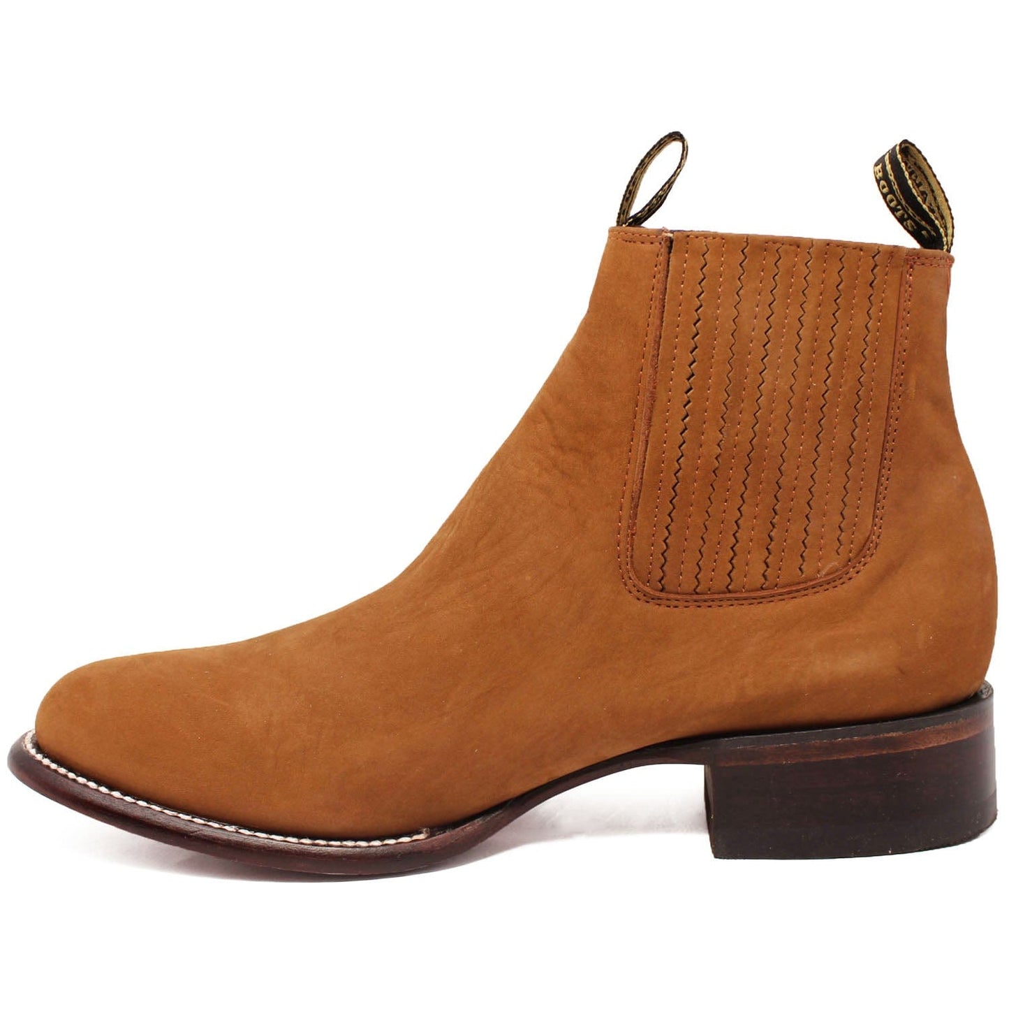 Los Altos Men's Round Toe Suede Leather Short Boots LAB-50B63