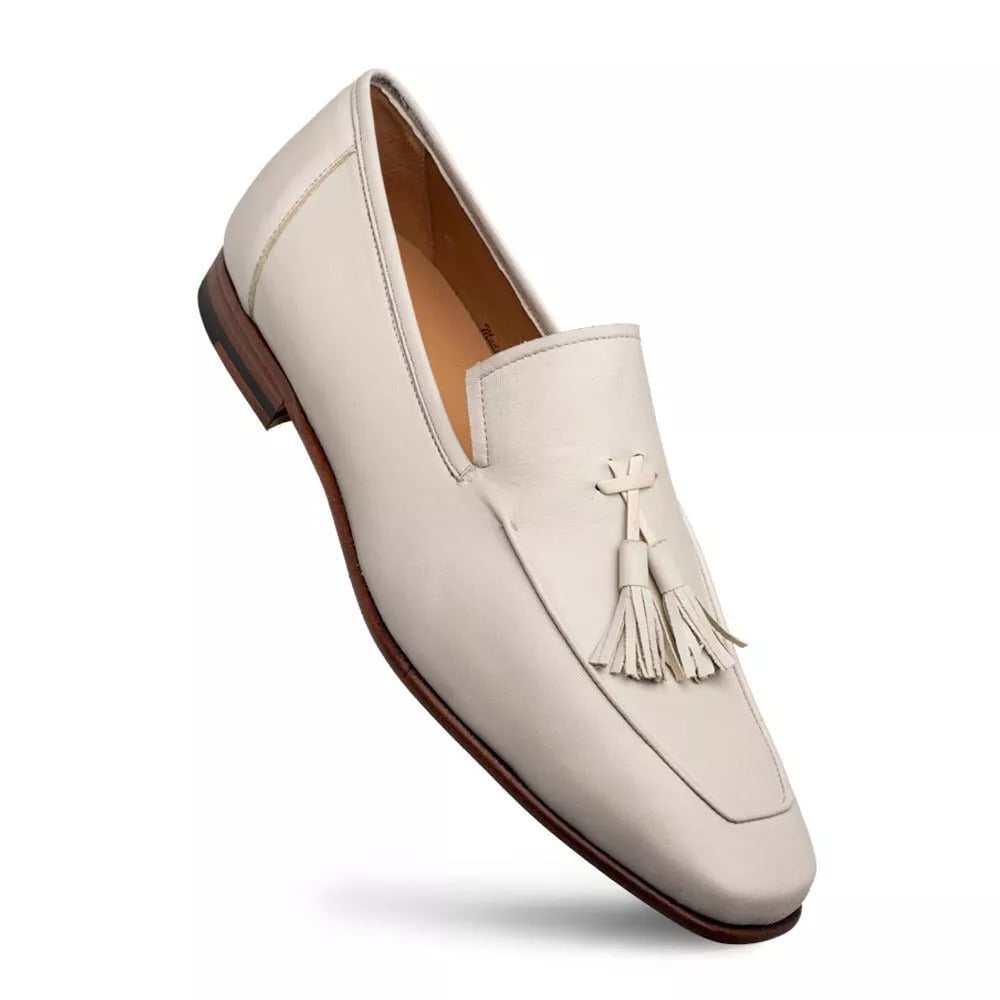 8 Mezlan Javea Bone Classic Tassel Loafer display picture 1