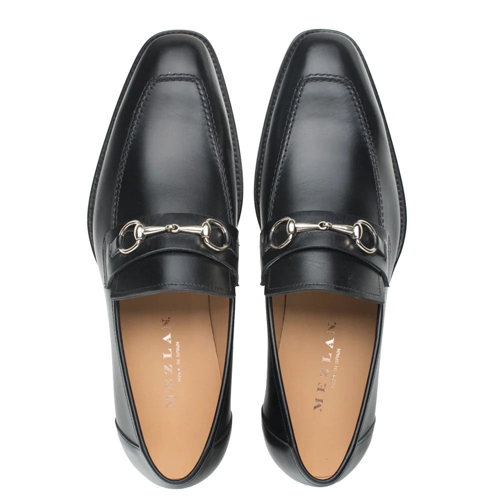 Mezlan Ornament Loafers Black (E20482)