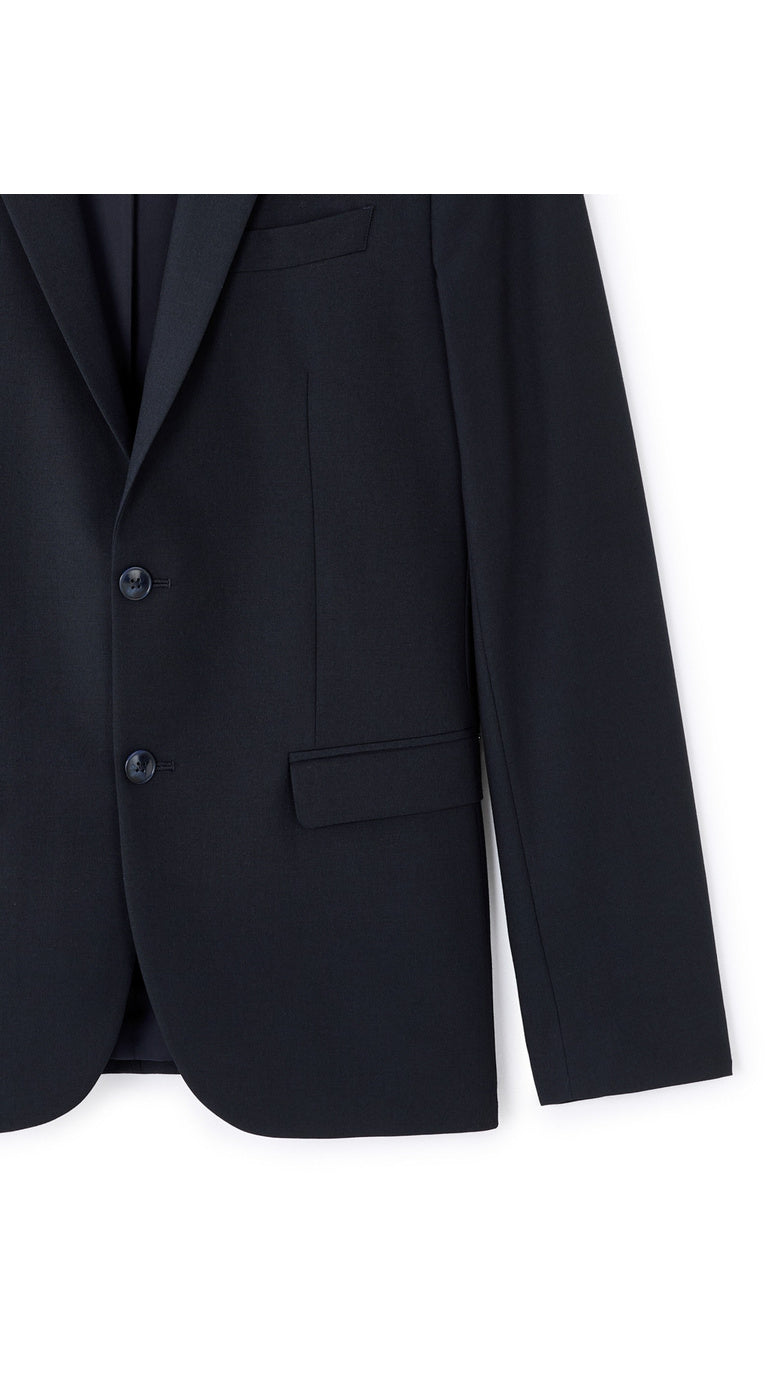 Slim Bi-Stretch Suit Jacket - Navy