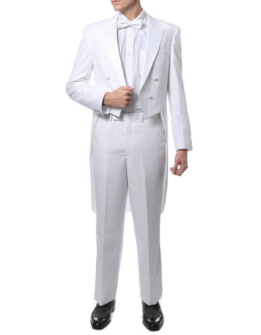 White Classic Tail Coat Tuxedo